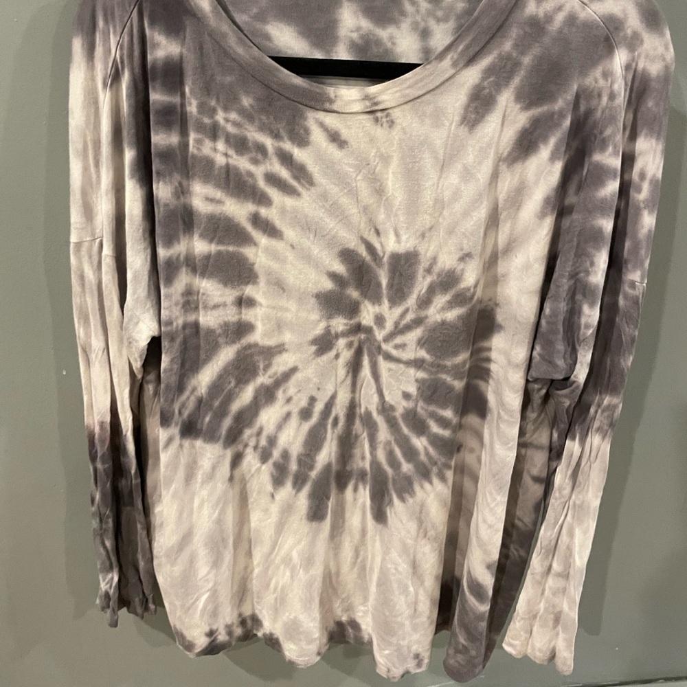 FSL APPAREL tie dye loose fit long sleeve top L - Picture 5 of 5